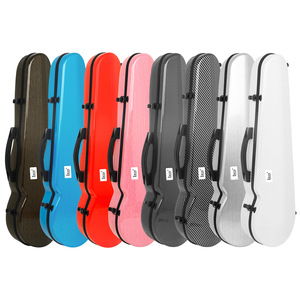 IRIN Étui pour violon en fibre de carbone de taille 4/4 avec double bandoulière Sac à dos étanche ultra-léger pour instruments à cordes - Product Image 1