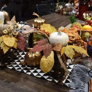 Mini Ramilletes de Calabaza, Hojas de Arce y Bayas Artificiales para Decoración de Otoño, Halloween y Acción de Gracias - Product Image 3