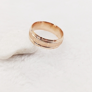 แหวนแต่งงานอุตสาหกรรมยาง8มม. สำหรับผู้ชายของขวัญวาเลนไทน์แบบตะวันตกแหวนทองกุหลาบเครื่องประดับไทเทเนียม - Product Image 4