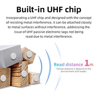 Etiqueta RFID UHF para Clavos, 860-960MHz, Pasiva, Impermeable, Anti-Metal, Largo Alcance, Etiqueta Electrónica para Gestión de Bosques, Madera, Árboles y Jardines