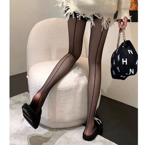 Kts527 Nhà Sản Xuất OEM Tùy Chỉnh Trọng Lượng Nhẹ Của Phụ Nữ Chống Trượt Giảm Béo Sexy Đen Nylon Vớ Lụa Của Phụ Nữ Pantyhose Vớ - Product Image 5