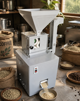 Petite machine à décortiquer les fèves de cacao, éplucheuse de fèves de cacao avec système de collecte des poussières