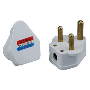 3P Round South African Power <strong>Plug</strong> Conversion <strong>Plug</strong> 3core 5A 15A Wire <strong>Plug</strong> - Product Image 1