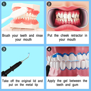 Blanchissement Dentaire Salon Office siringa <span class=keywords><strong>Gel</strong></span> 3ml Gum Protector gingaver barriera <span class=keywords><strong>Gel</strong></span> Professionnel Kit di sbiancamento denti - Product Image 6