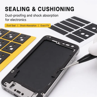 Kit Schiuma Fonoassorbente PORON per Tastiera Meccanica, Pad Sandwich Completo + Base + Pad Sottintastiera per Switch, Vendita all'Ingrosso dalla Fabbrica Kuliwei