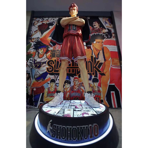 Estatua de resina de tamaño real animación Slam Dunk Master Blood jugador de baloncesto grupo Hanamichi Sakuragi figura de acción - Product Image 1