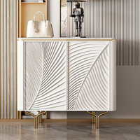 Meuble de rangement à chaussures d'entrée multifonctionnel en bois moderne de luxe léger, cloison décorative, buffet, meubles de maison