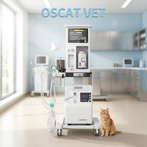 Sistema de Anestesia Veterinaria OSCAT, <span class=keywords><strong>Circuito</strong></span> de Respiración Calefactado que Evita la Condensación y Compatible con Concentrador de O2, Equipo Veterinario - Product Image 1