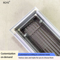 Grille de ventilation de climatisation centrale pour sol industriel, volet en alliage d'aluminium réglable, air frais, plafond, anti-condensation