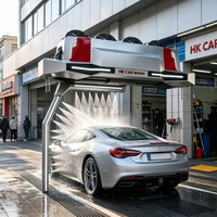 Machine de lavage de voitures électrique automatique 360° en acier inoxydable 150 bars, à marge de profit élevée, sans surmarge de revendeur, flux client stable
