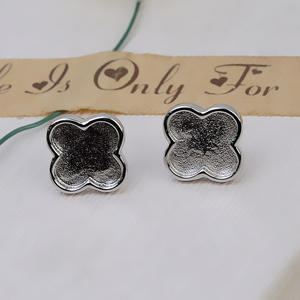 Women's S925 <b>Silver</b> Pendant Jewelry <b>Set</b> Handmade DIY Accessory with Heart-Shaped Frosted Earring <b>Ring</b> and Empty Holder 1362 - Product Image 3