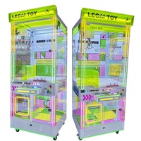 Machine de grue d'arcade d'occasion complète pour la distribution de bonbons, poupées et Toreba, modèle électronique NINIX CR-2333 110V-220V, personnalisable