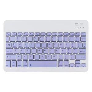 Capacitive for <strong>Keyless</strong> 78-Key ABS <strong>Keyboard</strong> with Seven-Color Backlight for Tablets &amp; Phones - Product Image 1