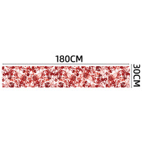 Nouvelle nappe décorative d'Halloween en tissu, chemin de table sanglant, set de table effrayant pour le camping en plein air et la décoration de fête