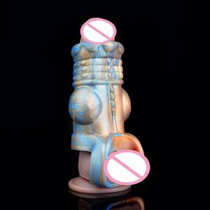 Artificial Penis Sleeves Dragon Set with Male Sex Toys <b>Dildo</b> Increase Boldness for Men - Product Image 2