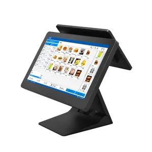 Foldable 15.6 Inch 1920*1080 True Flat touch Screen windows point of sale system retail