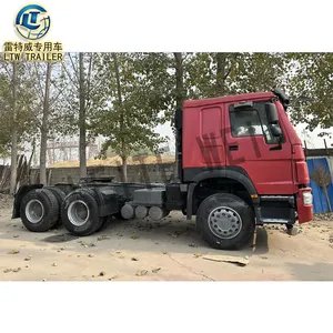 İkinci el 10 tekerlek 30 40ton 375hp 420hp başbakan mover kamyon kafa sinotruk afrika'da satılık howo traktör kamyon kullanılır