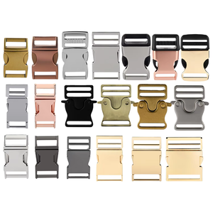 Bolso colorido personalizado Mochila Cinturón <span class=keywords><strong>Hardware</strong></span> ajustable 25mm Equipaje Metal Heavy Duty Slide Side Hebillas de liberación rápida - Product Image 6