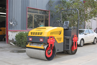 Rouleau compresseur Tder China de 0,35 tonne, idéal pour les travaux routiers compacts et la réparation