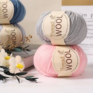 Factory Wholesale Blended Yarn <strong>Wool</strong> 70% Anti-pilling Fiber 30% Soft Skin DIY Knitted Sweater Scarf Decoration