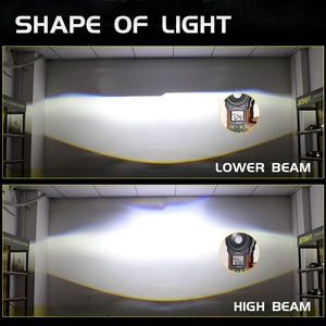 Sanvi New Arrival 2.5 INCH 64W RHD/LHD 12V 10000LM 6000K S8PRO Biled Bi <b>LED</b> <b>Projector</b> Lens Headlight Retrofit Kits - Product Image 3