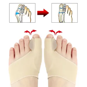 1 pasang pemisah jari kaki korektor Hallux Valgus palu pelurus jari kaki pelurus nyeri ortopedi alat pedikur perawatan kaki