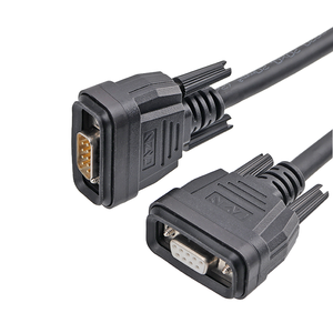 E Db15 Không Thấm Nước IP67 Thẳng Tín Hiệu Công Nghiệp Ổ Cắm 1M PVC Lắp Ráp Cáp Nối Nam Để Nữ Ổ Cắm Cắm 10A - Product Image 1