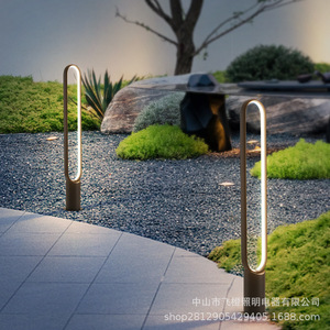 Lampe solaire de jardin moderne en acier inoxydable, étanche IP65, éclairage paysager extérieur pour allées - Product Image 4