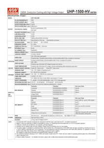 <span class=keywords><strong>Alimentation</strong></span> à découpage Mean Well UHP-1500-HV UHP-1500-115/230 115V230V380V DC Sortie haute tension 1500W sans ventilateur Nouveau et original - Product Image 6