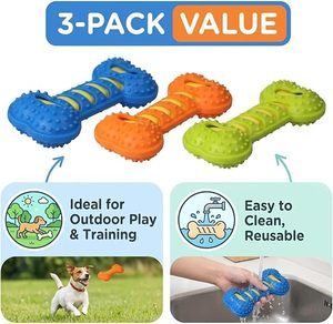 Jouet à mâcher pour chien Shudyear - Jouet interactif qui couine pour les chiens agressifs, adapté aux chiens de petite, moyenne et grande taille - Product Image 3
