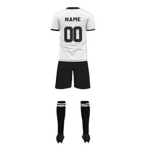 เสื้อฟุตบอลพิมพ์ลายคุณภาพสูงแบบแห้งเร็วสำหรับทุกเพศ ชุดทีมกีฬาเยาวชน ชื่อทีม/ชื่อ/หมายเลขทีมแบบกำหนดเอง - Product Image 4