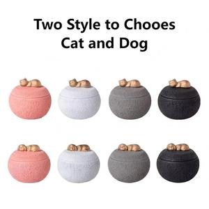 Modern Eco-Friendly cerâmica Pet urna impermeável biodegradável Memorial Funeral caixão personalizado para gatos e cães - Product Image 2
