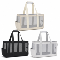 Sac de transport pliable personnalisable en PVC pour animaux de compagnie |   Respirant et sans odeur |   Fenêtre transparente |   Sac à main élégant pour chiens et chats pour l'été