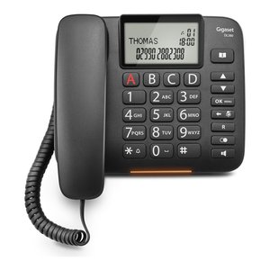 Teléfono Fijo SENIOR Dl380 Negro S30350 S217 K101 - Product Image 4