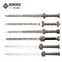 Nouvel Arrivage Hongrui 2026 – Couteau Décoratif en Acier Inoxydable Style Épée Courte Chinoise Vintage, Ouvre-Lettres et Ornement de Bureau – Vente en Gros