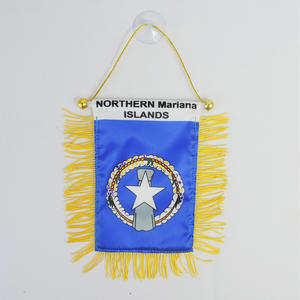 Northern Mariana Kepulauan Banner Mini 6 ''x 4'' Northern Mariana Islander Pennant 4x6 inci cangkir hisap spanduk bendera Promosi - Product Image 1
