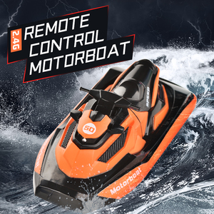 Alta velocidad 2,4G 4 canales 1:47 Shark Ship RC Speed Boat RC Boat Racing Control remoto Lancha con protección impermeable - Product Image 2