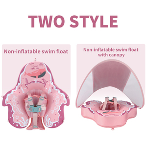 Swimbobo Anneau de natation pour bébé non gonflable Anneau de natation pour enfants Anneau sous les bras Anneau de natation pour bébé non gonflable avec auvent - Product Image 5