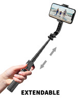 L12 Draagbare Selfie Stick Statief Multifunctionele Opvouwbare Telescopische Draadloze Video-Opnamen Voor Mobiele Telefoon Selfiestick
