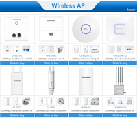 Punto de Acceso Wifi de Red Inalámbrica de Largo Alcance para Interiores de 300 Mbps