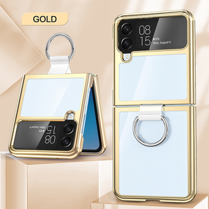 Funda plegable para teléfono samsung <span class=keywords><strong>z</strong></span> <span class=keywords><strong>flip</strong></span> 4, carcasa electrochapada para pc, samsung <span class=keywords><strong>galaxy</strong></span> <span class=keywords><strong>z</strong></span> <span class=keywords><strong>flip</strong></span> <span class=keywords><strong>3</strong></span> - Product Image 1