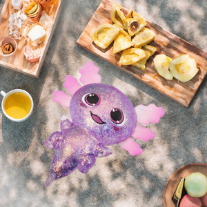 Eco Friendly <b>Glitter</b> Axolotl Plastic Squeeze Maltose <b>Ball</b> Cute Salamander Stress Relief Toys for Teens Adults Unisex Fidget Toy - Product Image 3
