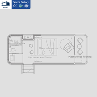 SQXC Maison Capsule de Camping Moderne de Luxe, Capsule Spatiale Préfabriquée en Acier, Système Intelligent, Chambre Conteneur Écologique