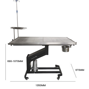 Mesa de Operaciones Veterinaria de Acero Inoxidable para Hospital de Animales, Instrumento Veterinario de Alta Calidad, Gran Venta - Product Image 6