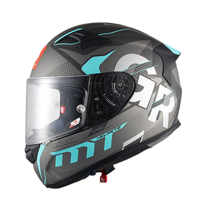 Casque de moto MTHELMETS certifié ECE, nouveau support de lentille à dégagement rapide en PC, anti-buée, remplacement côté droit, taille unique universelle - Product Image 5