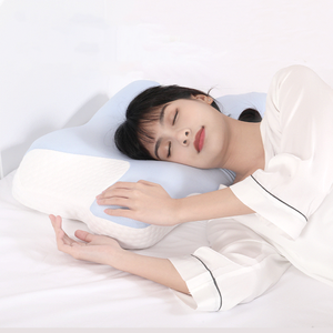 Bantal busa memori ortopedi ergonomis, untuk tidur mendalam, penopang leher tengkuk dengan penutup yang dapat dilepas, pemijat untuk nyeri leher - Product Image 1