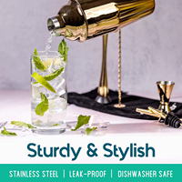 Kit de barman professionnel de 8 pièces en acier inoxydable, outils de bar, couleurs personnalisées, shaker à cocktails