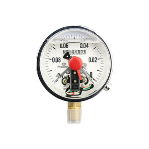 YNXC100 Shock Resistant Electrical Contact Pressure <b>Gauge</b> 100mm DN15 M20x1.5 1.6 Accuracy Customizable - Product Image 3