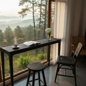 Muebles Modernos para Sala de Estar de Vietnam, Mesa de Centro Rectangular de Madera de Caucho Duradera con Chapa de MDF y Fresno, 1 Año de Garantía - Product Image 2