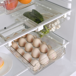 Pull Out PET Refrigerator <strong>Box</strong> Sliding Partition <strong>Fridge</strong> Hanging Organizer Retractable Drawer Type Refrigerator <strong>Storage</strong> <strong>Box</strong> - Product Image 3